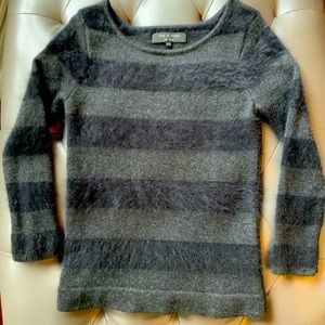 Rag & Bone cashmere & angora 3/4 length sleeve top